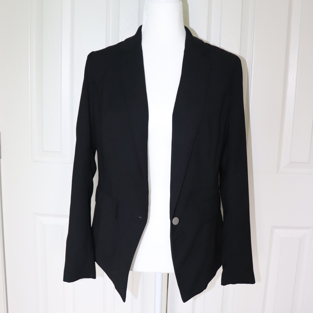 Black one button Blazer